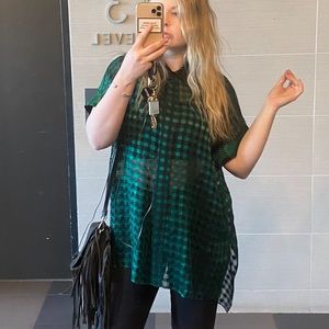 Alice + Olivia High Low Blouse
